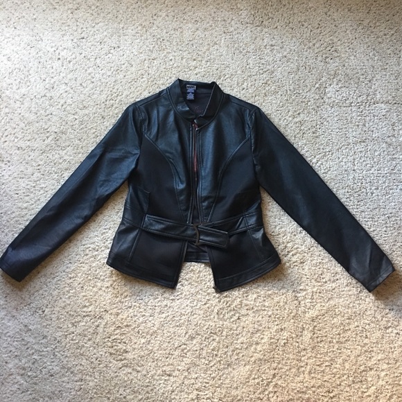 torrid black leather jacket